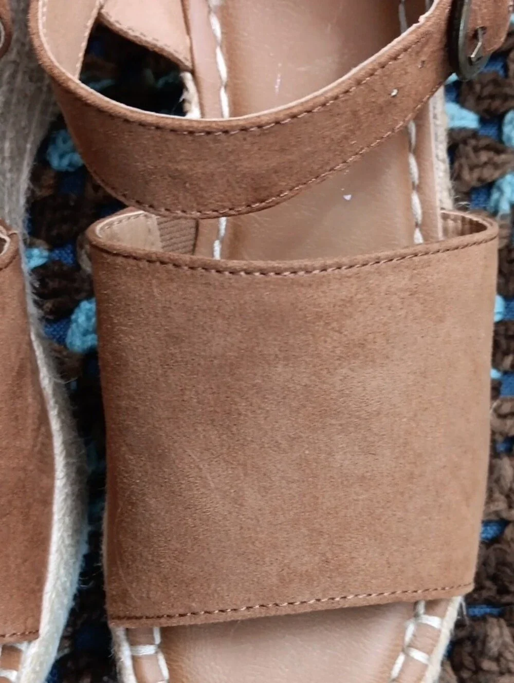 Universal Thread Brown Espadrille Platform Sandals